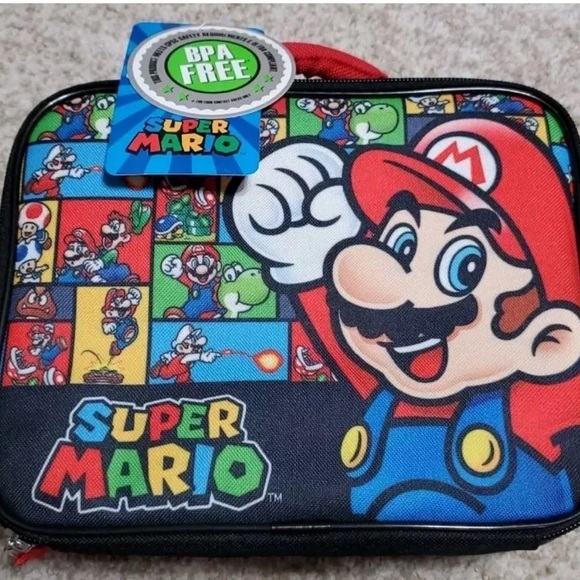 Nintendo Other - Nintendo Black and Red Console Case with Super Mario Design